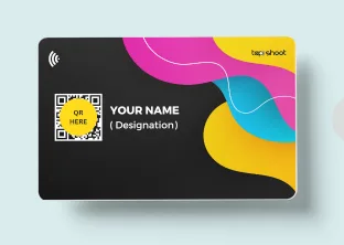 NFC Business Card - Black Glamour - Image 3