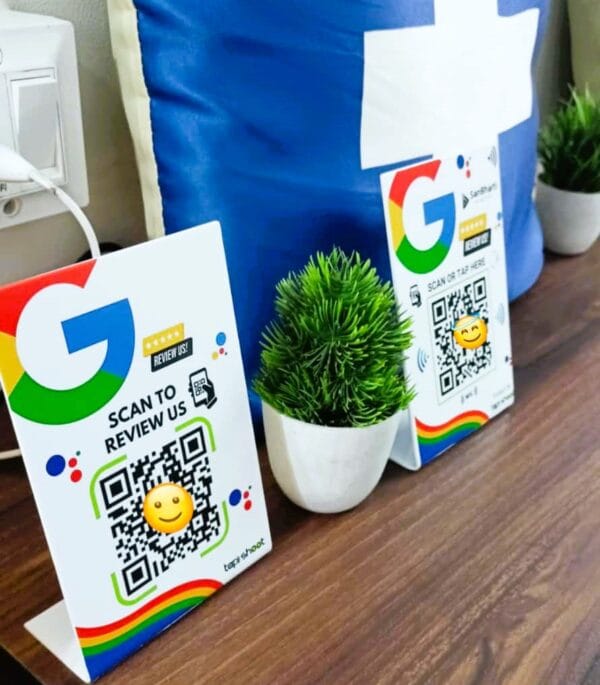 Tapshoot Google Review NFC Standee