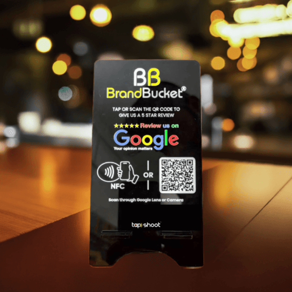 NFC QR Standee Premium Black - Image 4