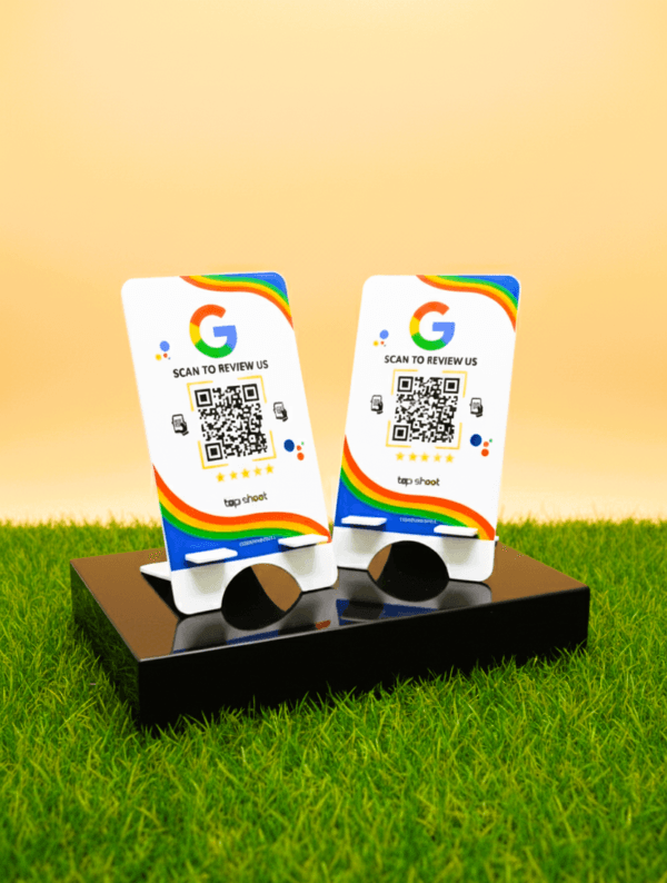 Google Review QR Standee (Set of 2)