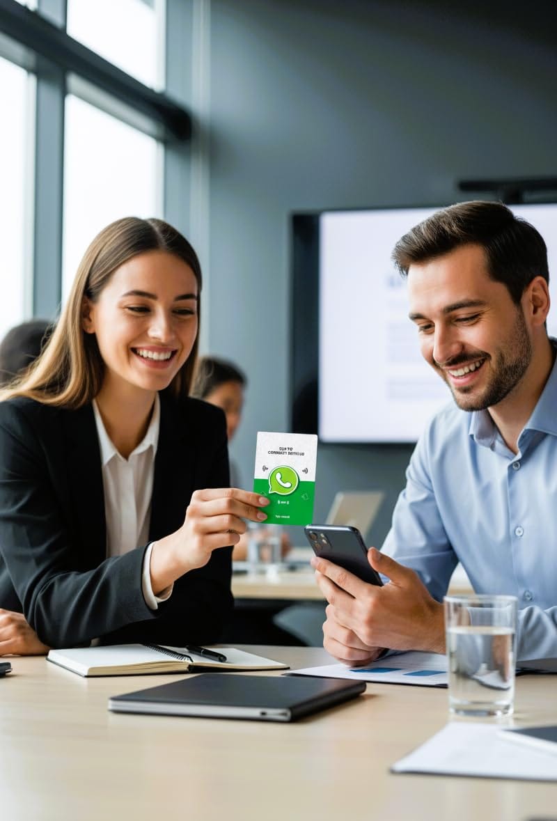 WhatsApp NFC Card | Instant Lead Capture Card | NFC with QR Code - Image 5