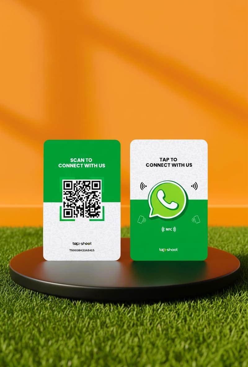 WhatsApp NFC Card | Instant Lead Capture Card | NFC with QR Code - Image 2